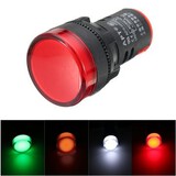 Universal Red White 12V Motorcycle Turn Green DC Indicator Signal Light Yellow LED lamp