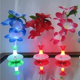 Flowers Optical Vase Led Night Light Flower Fiber Colour