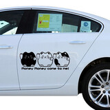 Personalized Cute Funny Lucky DIY Cat Car Stickers Lovely