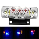 Motorcycle Turn Blue Red Yellow Tail Lamp Light 3W