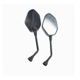 Pair Motorcycle Rear View Side Mirrors 10mm
