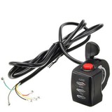 LED Indicator Electric Scooter Battery Switch E-bike Thumb Throttle 24V 36V 48V Light