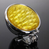 Black Chrome Motorcycle Headlight Lamp For Harley LED