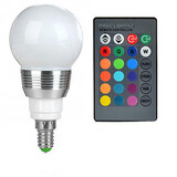 Bulbs Colorful 100-200lm Remote Control E14 Rgb