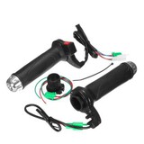 inch Handlebar Warmer 12V Motorcycle Grips Electric Heated Chrome