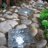Garden Lamp Light Brick Path Solar Ice Crystal