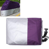 Purple Waterproof Silver Motorcycle Cover UV Protection