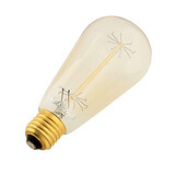 Edison Filament Cone 400lm Ac 220-240v Bulb Incandescent Tungsten E27 Cri=80