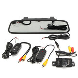 4.3 Inch 1080p Monitor Mirror DVR Video Camera Car Rear View Reversing Dashcam