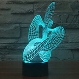 Touch Dimming Led Night Light Decoration Atmosphere Lamp Novelty Lighting Colorful 100 3d Christmas Light Abstract