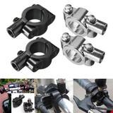 Motorcycle Handlebar Mirror Mount 10mm Adapter Clamp