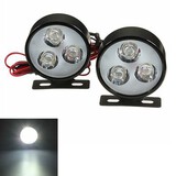 Lamp Spotlightt Fog Motorcycle Car Auto 3LED Daytime Running