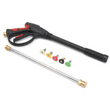 Car Cleaning Spray Lance Gun Pressure Washer Gas 4000PSI Kit Wand Tips Power