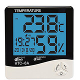 Lcd Digital Temperature Clock Thermometer 100