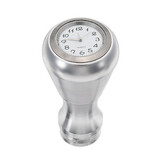 Red Color Universal Aluminum Alloy Blue Clock Gear Shift Knob Material Silver