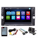 Radio Rear Camera MP5 Touch Screen 2 Din Car Player Stereo Inch TFT