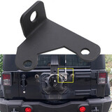 Back Jeep Wrangler Door Mount Bracket Tailgate Black Car Antenna