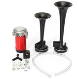 Ultra Dual Car Truck Motorcycle 12V Train Loud Kit Air Horn Trumpet