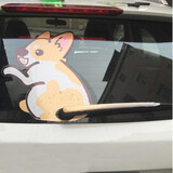 Moving Car Stickers Tail Rear Window Wiper Reflective 3D Cartoon Decals