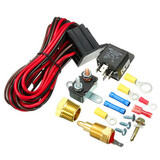 Engine Cooling Thermostat Fan Relay Kit Switch Sensor Temperature Degree