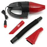 Portable Vacuum Cleaner Wet Dry 12V Car Power 60W Red Light Dual Suction Use