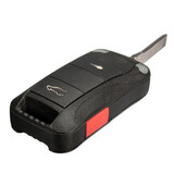Porsche Cayenne Panic 2 Button With Blade Remote Key Fob Case Shell
