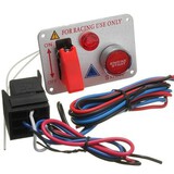 Toggle Switch Engine Start Push 12V Car Button Red