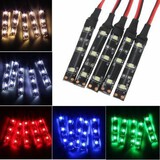 Lamp IP65 Red Green Yellow White Blue 3LED 3528 SMD DC 12V Car 5pcs Strip Light