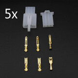 ATV Scooter Terminal Male Female 3 Way Connectors 2.8mm