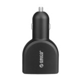Black White 4 Port USB Car Charger ORICO iPhone Android iPad