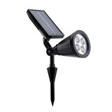 Solar Wall Lights Outdoor Lighting Adjustable Leds Waterproof White Color 200lm And