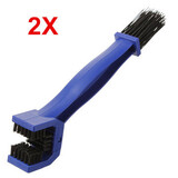 2Pcs Gear Cleaner Chain Brusher Motorcycle Cycling Brush