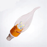 Candle Light 85-265v Color Led Led E14 3w