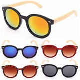 Fashion Glasses UV400 Sunglasses Bamboo Eyewear Legs