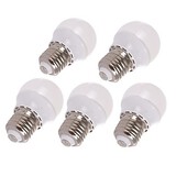 3w Decorative Warm White Smd Ac 220-240 V E26/e27 Led Globe Bulbs 5 Pcs