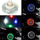 Wheel Tire Valve Neon Flash Light Lamp Motorcycle Car Auto Solar Energy LED Cap Mode
