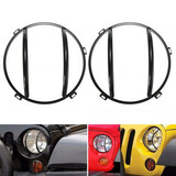 Jeep Wrangler JK 2007-2015 2Pcs Iron Headlight Turn Signal Light