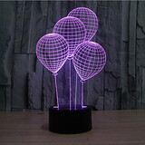 Novelty Lighting Decoration Atmosphere Lamp Balloon Colorful 100 Led Night Light Christmas Light