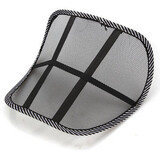 Lumbar Support Black Back Seat Chair Car Cushion Mesh Brace