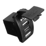 Car Dual USB Charger Cigarette Lighter Socket Splitter Power Adapter Outlet