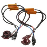 Decoder 2Pcs Resistance 50W Hyper Flash Fix Car Turn Signal light Wiring Adapter