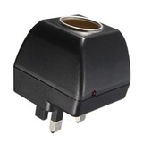 Universal 220V AC 12V DC Car Cigarette Lighter Adapter Power Converter Wall