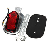 Mount Plate Tail Light Bulb Universal Motorcycle Rear