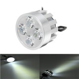 DC Lamp 10V-85V 12W Handlebar LED Light Motorcycle Scooter Bicycle Rear View Mirror Silver