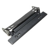 Number Plate Car License Plate Frame Mount Bracket Adjustable Carbon Fiber Racing Holder