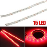 Strip Lights Boat Car Waterproof For Motorcycle 2Pcs 12V LED Red