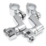 Peg Guards Clamp For Harley Mounts Magnum 4inch Chrome Engine