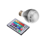 Remote Rgb Controlled 9w E26/e27 Led Globe Bulbs Integrate