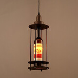 House Bottle Drop Decorate Pendant Lamp Indoor Light American Retro