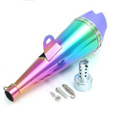 Tailpipe Universal Motorcycle Exhaust Inlet Silencer 32mm Muffler